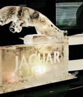 Corporate Jaguar Logo Ice Sculpture