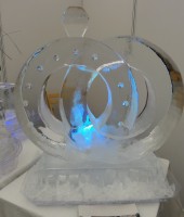 Wedding Rings Ice Sculpture